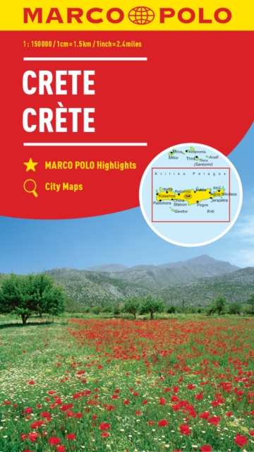 Crete Marco Polo Map, Sheet map, folded Book