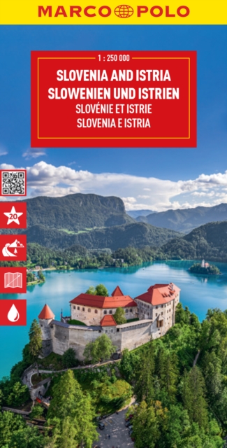 Slovenia and Istria Marco Polo Map, Sheet map, folded Book