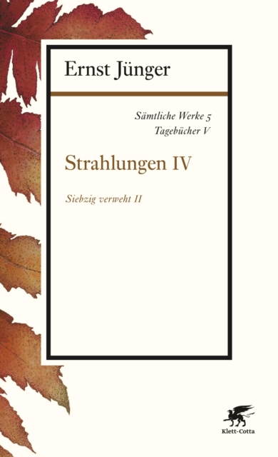 Samtliche Werke - Band 5 : Tagebucher V: Strahlungen IV, EPUB eBook