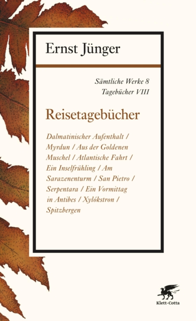 Samtliche Werke - Band 8 : Tagebucher VIII: Reisetagebucher, EPUB eBook