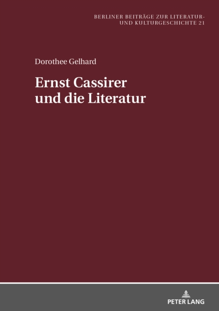 Ernst Cassirer und die Literatur, PDF eBook