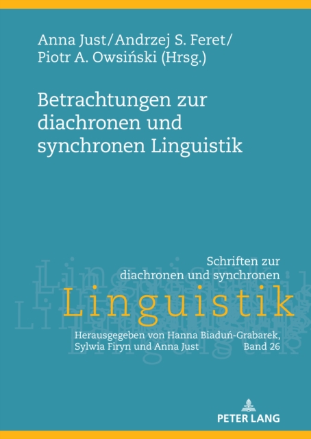 Betrachtungen zur diachronen und synchronen Linguistik, PDF eBook