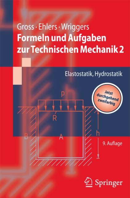 Formeln und Aufgaben zur Technischen Mechanik 2 : Elastostatik, Hydrostatik, PDF eBook
