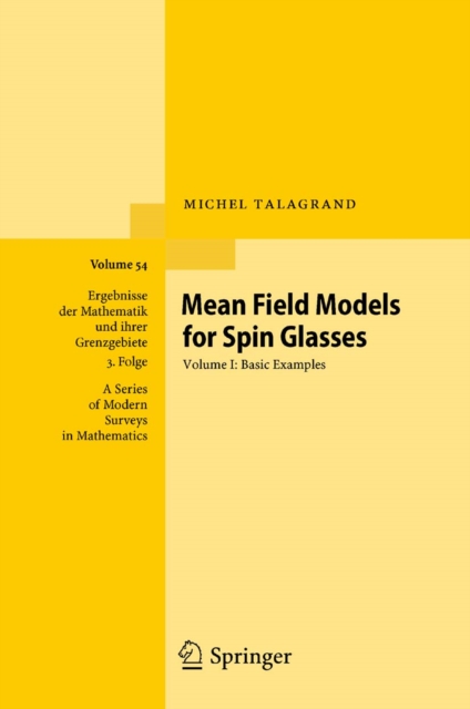 Mean Field Models for Spin Glasses : Volume I: Basic Examples, PDF eBook