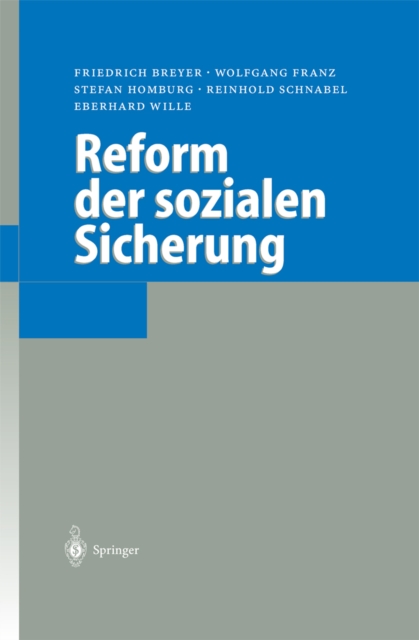 Reform der sozialen Sicherung, PDF eBook