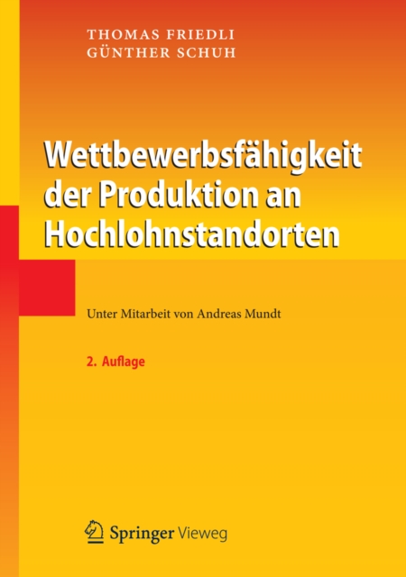 Wettbewerbsfahigkeit der Produktion an Hochlohnstandorten, PDF eBook