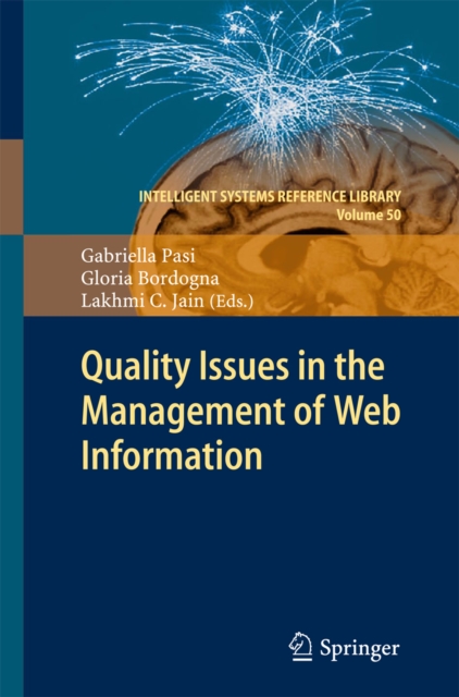 Quality Issues in the Management of Web Information, PDF eBook