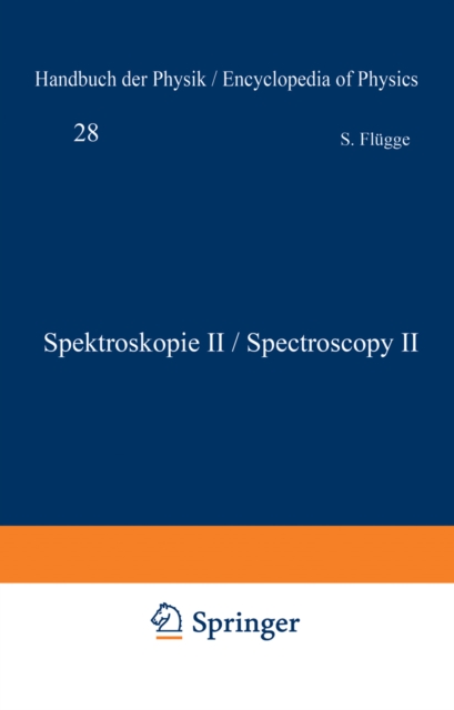 Spektroskopie II / Spectroscopy II, PDF eBook