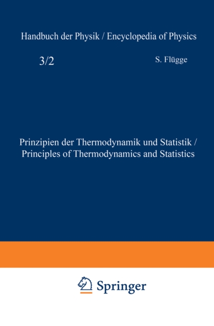 Prinzipien der Thermodynamik und Statistik / Principles of Thermodynamics and Statistics, PDF eBook
