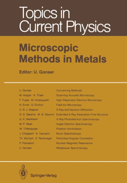 Microscopic Methods in Metals, PDF eBook