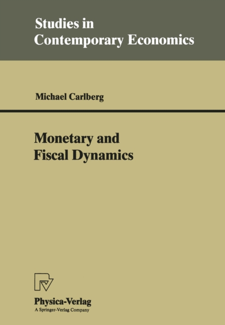 Monetary and Fiscal Dynamics, PDF eBook