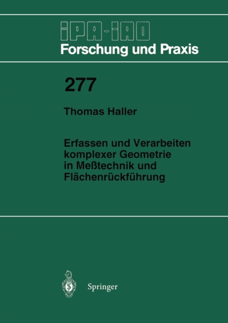 Erfassen und Verarbeiten komplexer Geometrie in Metechnik und Flachenruckfuhrung, PDF eBook