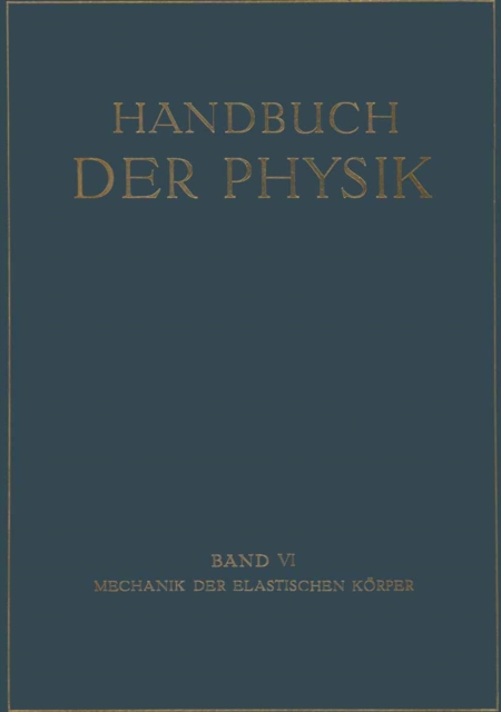 Mechanik der Elastischen Korper, PDF eBook