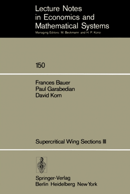 Supercritical Wing Sections III, PDF eBook