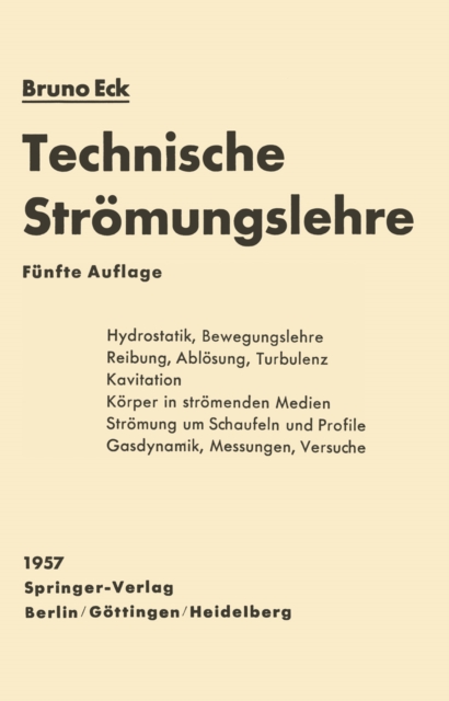 Technische Stromungslehre, PDF eBook
