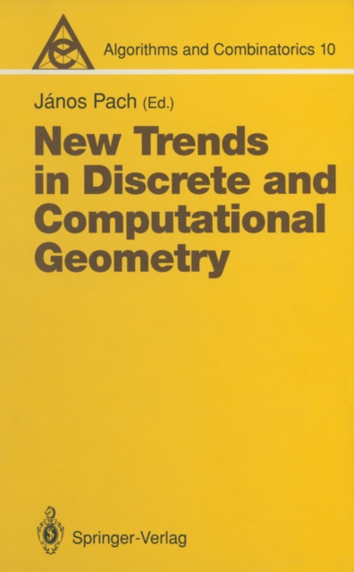New Trends in Discrete and Computational Geometry, PDF eBook