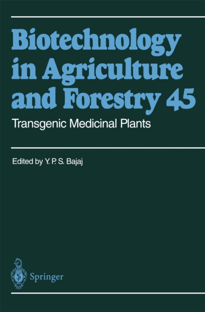 Transgenic Medicinal Plants, PDF eBook