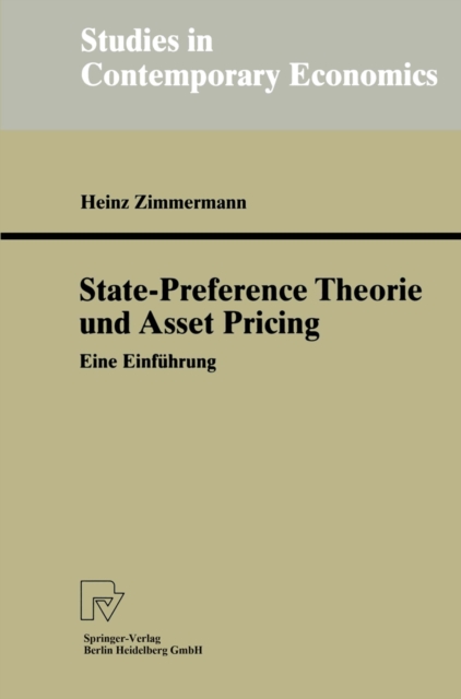 State-Preference Theorie und Asset Pricing : Eine Einfuhrung, PDF eBook