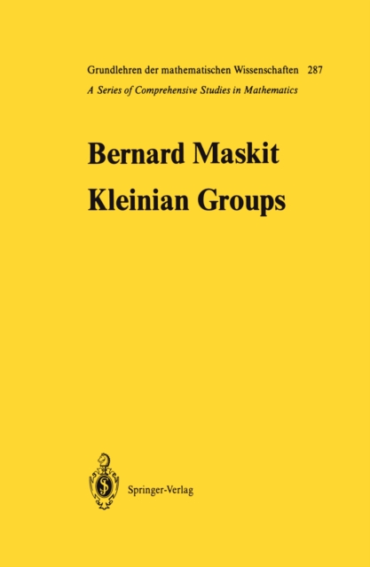Kleinian Groups, PDF eBook