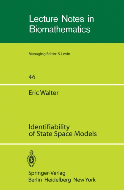 Identifiability of State Space Models : with applications to transformation systems, PDF eBook
