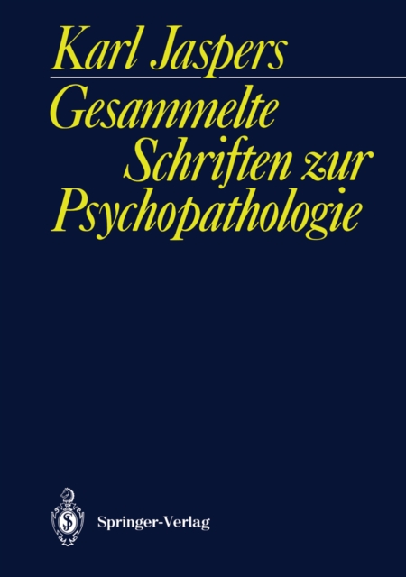 Gesammelte Schriften zur Psychopathologie, PDF eBook