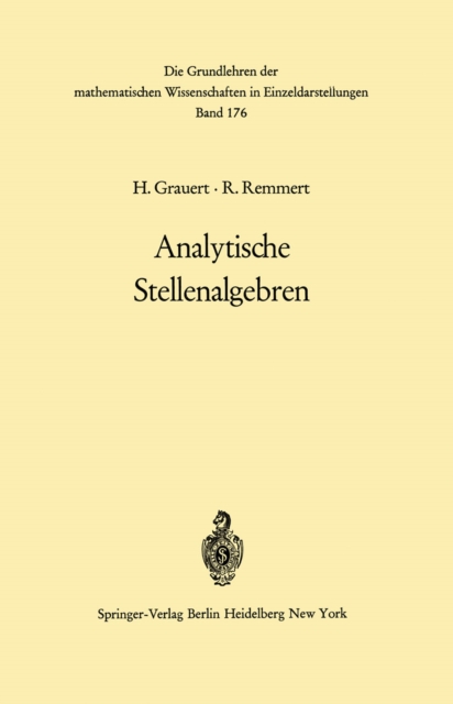Analytische Stellenalgebren, PDF eBook