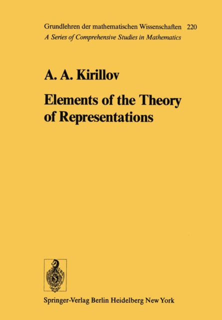 Elements of the Theory of Representations, PDF eBook
