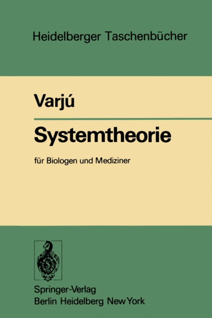 Systemtheorie : fur Biologen und Mediziner, PDF eBook