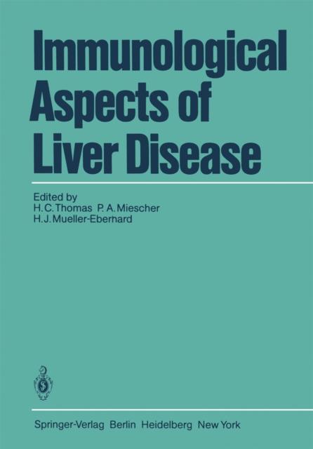 Immunological Aspects of Liver Disease, PDF eBook
