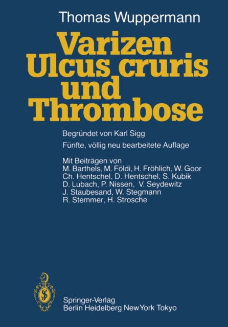 Varizen, Ulcus cruris und Thrombose, PDF eBook