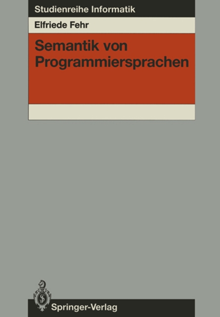 Semantik von Programmiersprachen, PDF eBook