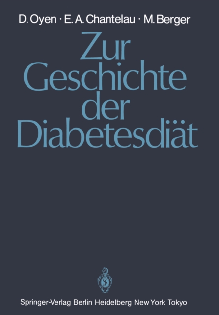 Zur Geschichte der Diabetesdiat, PDF eBook