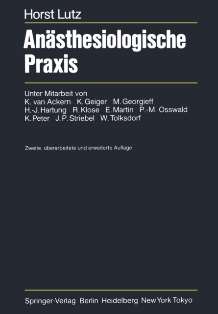 Anasthesiologische Praxis, PDF eBook