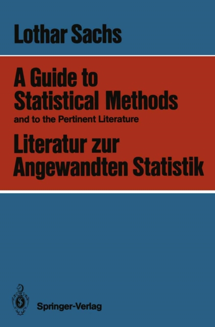 A Guide to Statistical Methods and to the Pertinent Literature / Literatur zur Angewandten Statistik, PDF eBook