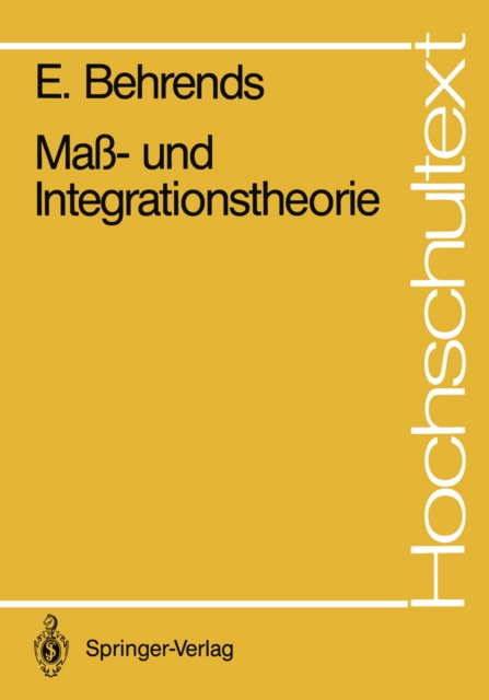 Ma- und Integrationstheorie, PDF eBook
