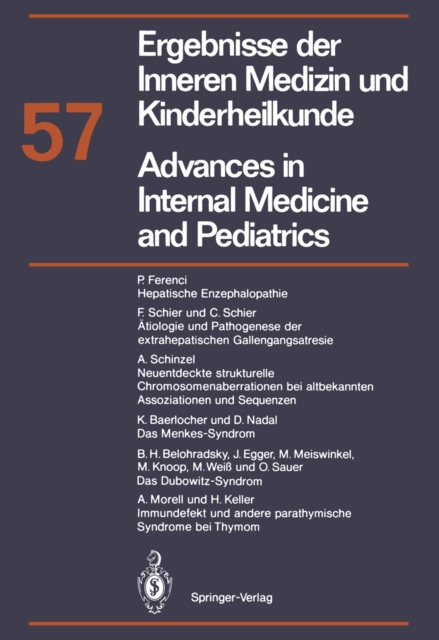 Ergebnisse der Inneren Medizin und Kinderheilkunde/Advances in Internal Medicine and Pediatrics : Neue Folge, PDF eBook
