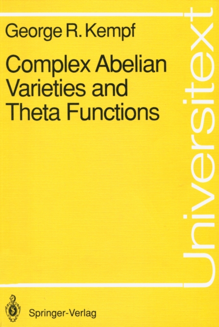 Complex Abelian Varieties and Theta Functions, PDF eBook