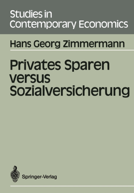 Privates Sparen versus Sozialversicherung, PDF eBook