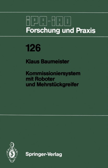 Kommissioniersystem mit Roboter und Mehrstuckgreifer, PDF eBook