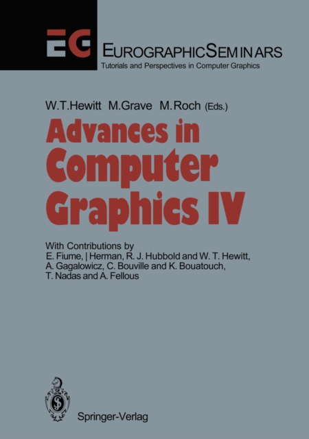Advances in Computer Graphics IV, PDF eBook