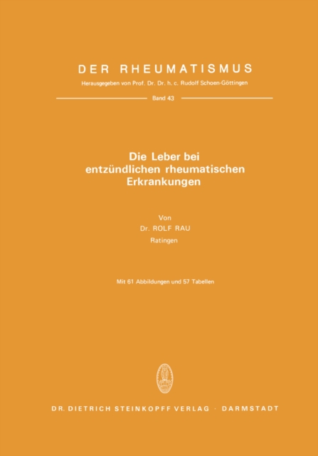 Die Leber Bei Entzundlichen Rheumatischen Erkrankungen, PDF eBook