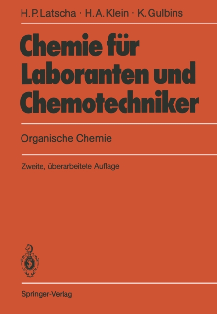 Chemie fur Laboranten und Chemotechniker : Organische Chemie, PDF eBook