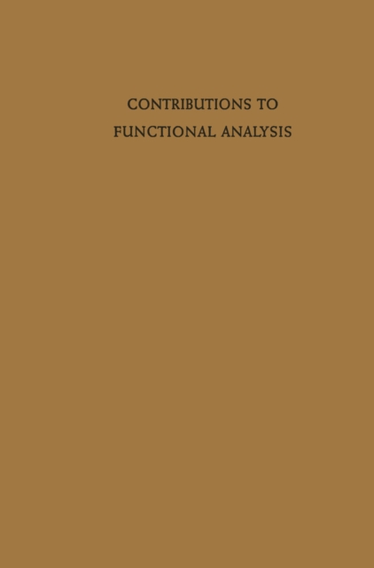 Contributions to Functional Analysis, PDF eBook