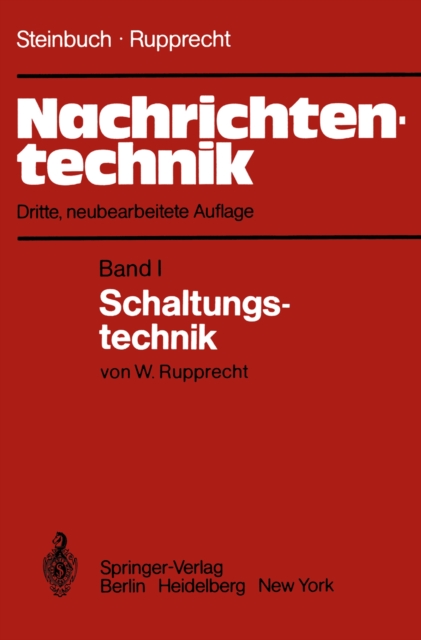 Nachrichtentechnik : Band 1: Schaltungstechnik, PDF eBook