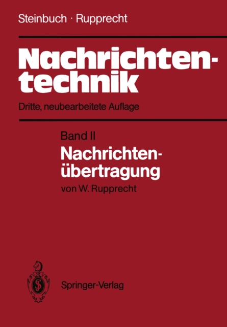 Nachrichtentechnik : Band II: Nachrichtenubertragung, PDF eBook
