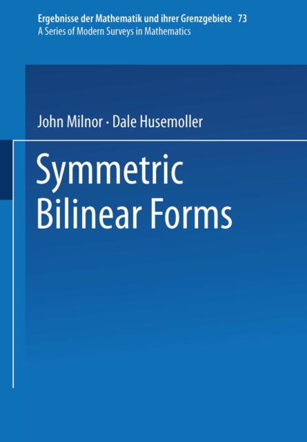 Symmetric Bilinear Forms, PDF eBook