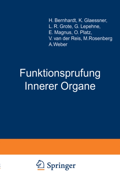 Funktionsprufung Innerer Organe, PDF eBook