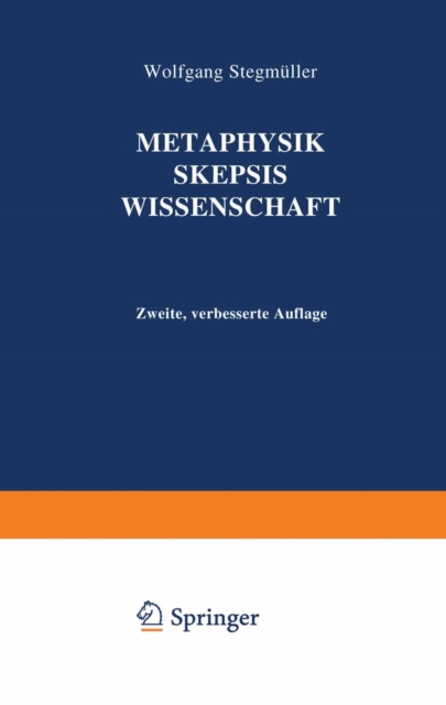 Metaphysik Skepsis Wissenschaft, PDF eBook