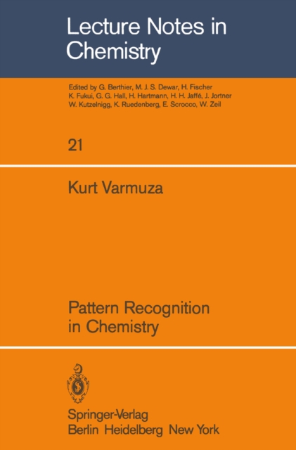 Pattern Recognition in Chemistry, PDF eBook