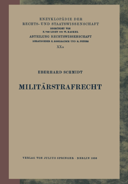 Militarstrafrecht, PDF eBook